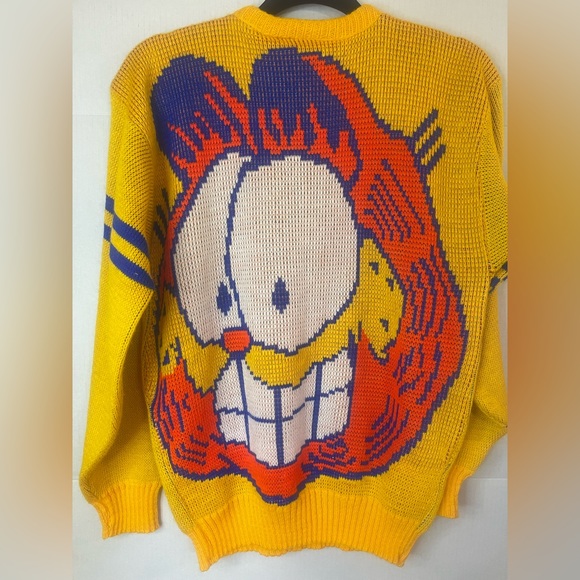 SOLD-Rare Vintage 1973 Garfield, The big cat sweater - Picture 5 of 9